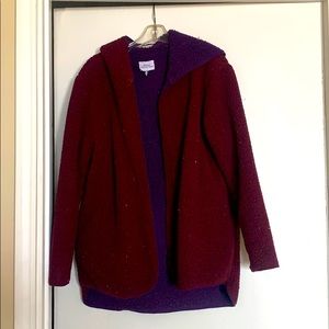 UO Reversible Oversized Teddy Jacket